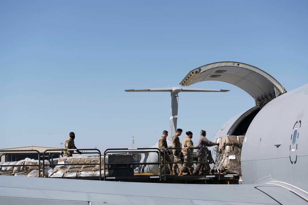 60th APS hosts visit, KC-46 loading operations