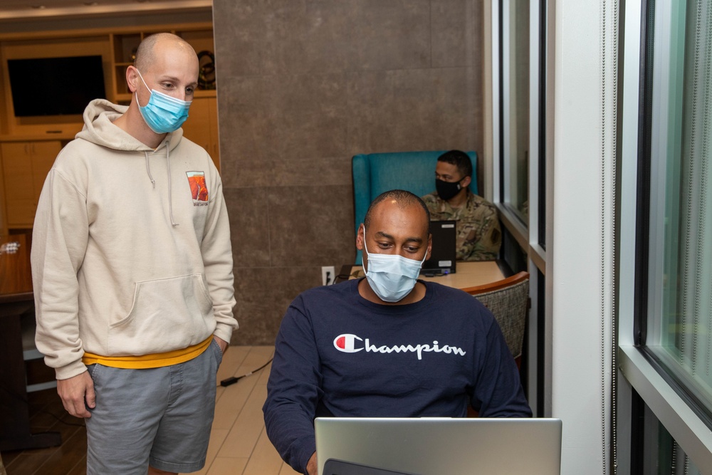 U.S. Army Medical Response Team Members Out-Process