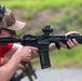 Marine Corps Reserve Action Shooting Team trains with the Marine Corps Action Shooting Team.