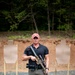 Marine Corps Reserve Action Shooting Team trains with the Marine Corps Action Shooting Team.