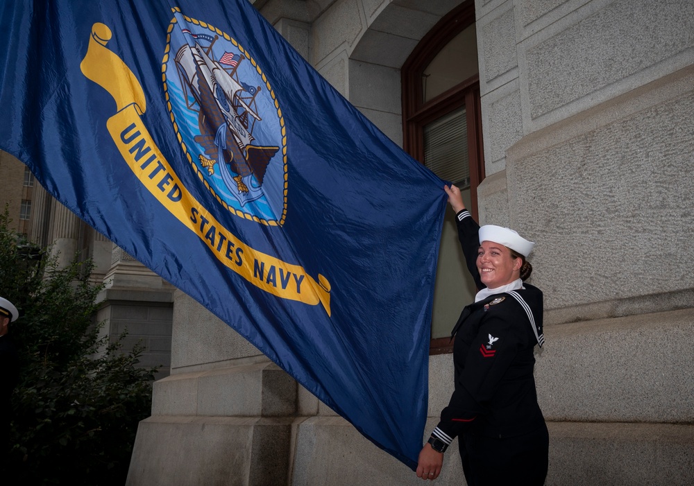 NTAG Philadelphia Celebrates the Navy’s 246th Birthday in front of the Philadelphia City Hall