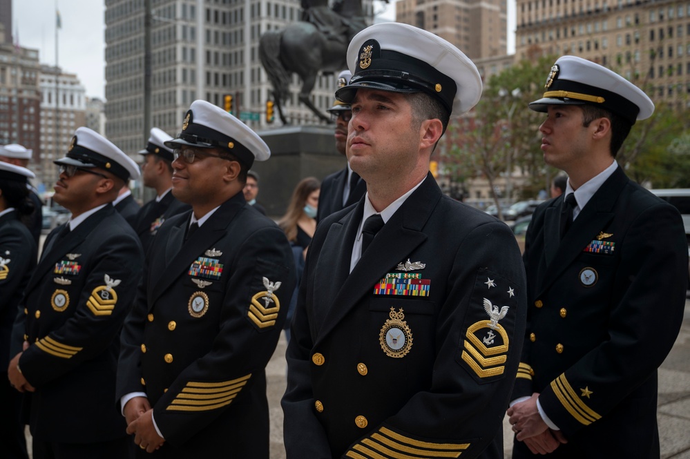 NTAG Philadelphia Celebrates the Navy’s 246th Birthday in front of the Philadelphia City Hall