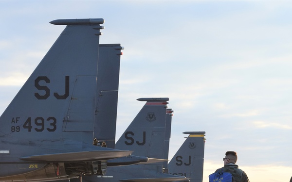 F-15s integrate with Greek partners at Castle Forge