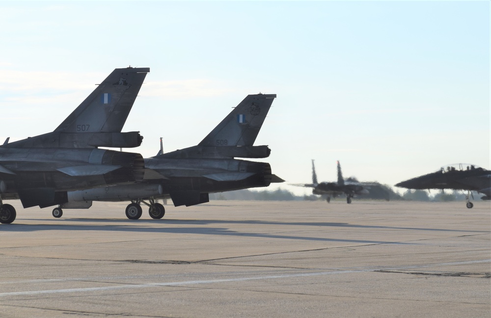 F-15s integrate with Greek partners at Castle Forge