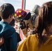 Task Force Holloman firefighters demonstrate fire safety for Afghan children