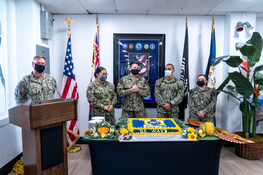Joint Base Pearl Harbor-Hickam celebrates the Navy's 246th Birthday