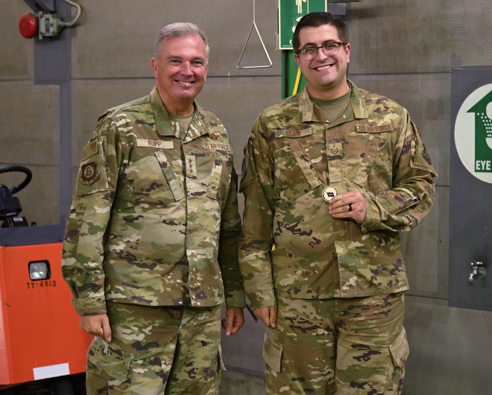 5AF Leadership coins excellent Airmen and Sailors