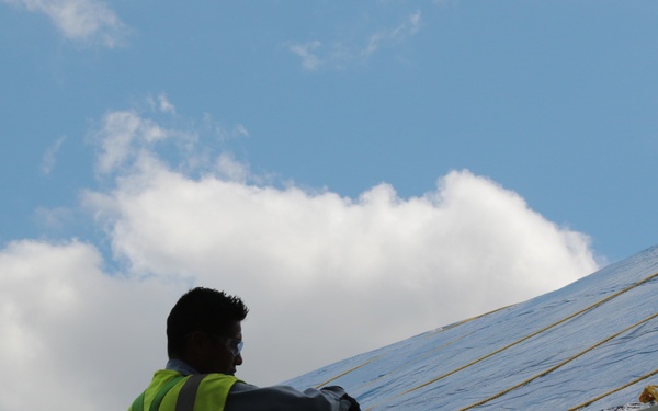 Hurricane Ida Response: Blue roof installs at St. John the Baptist Parish