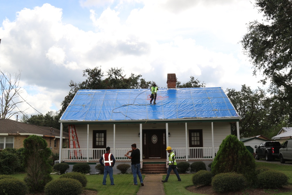 Hurricane Ida Response: Blue roof installs at St. John the Baptist Parish