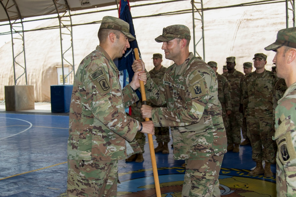 HHC, 1-102nd Infantry Regiment (Mountain) conducts Change of Responsibility