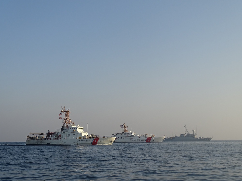 U.S. Coast Guard and Royal Saudi Navy Conduct Joint Patrol In Arabian Gulf