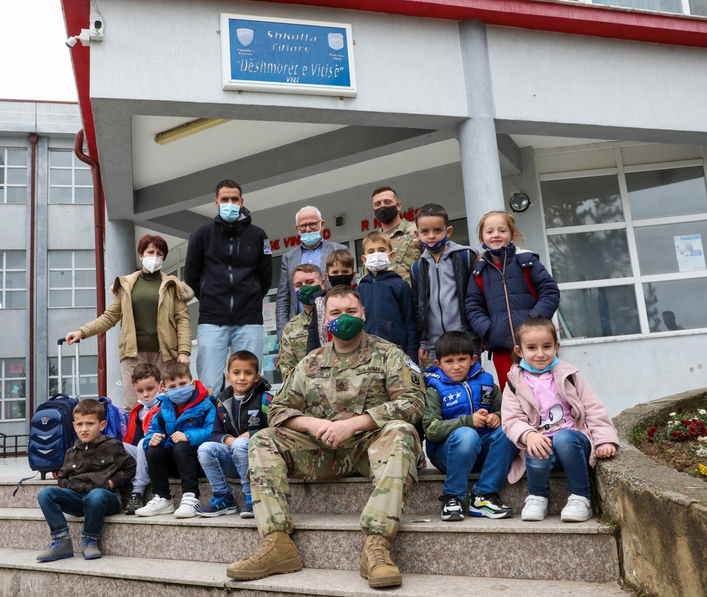 KFOR Liaison Monitoring Teams Visit Schools in Kosovo