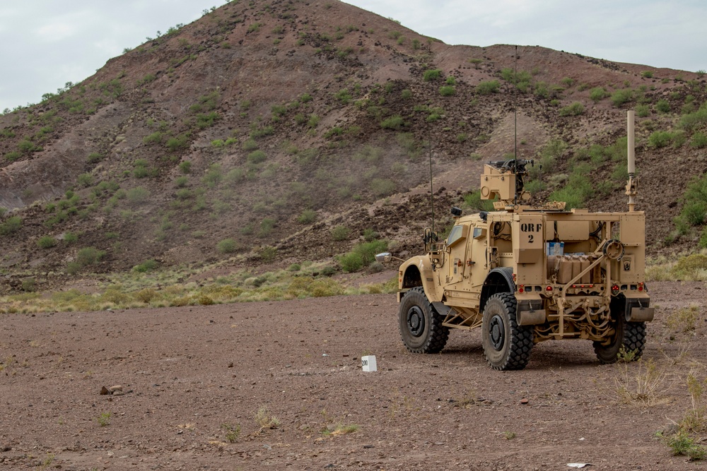 D Co., 1-102nd Infantry Regiment (Mountain) conducts mounted gunnery training