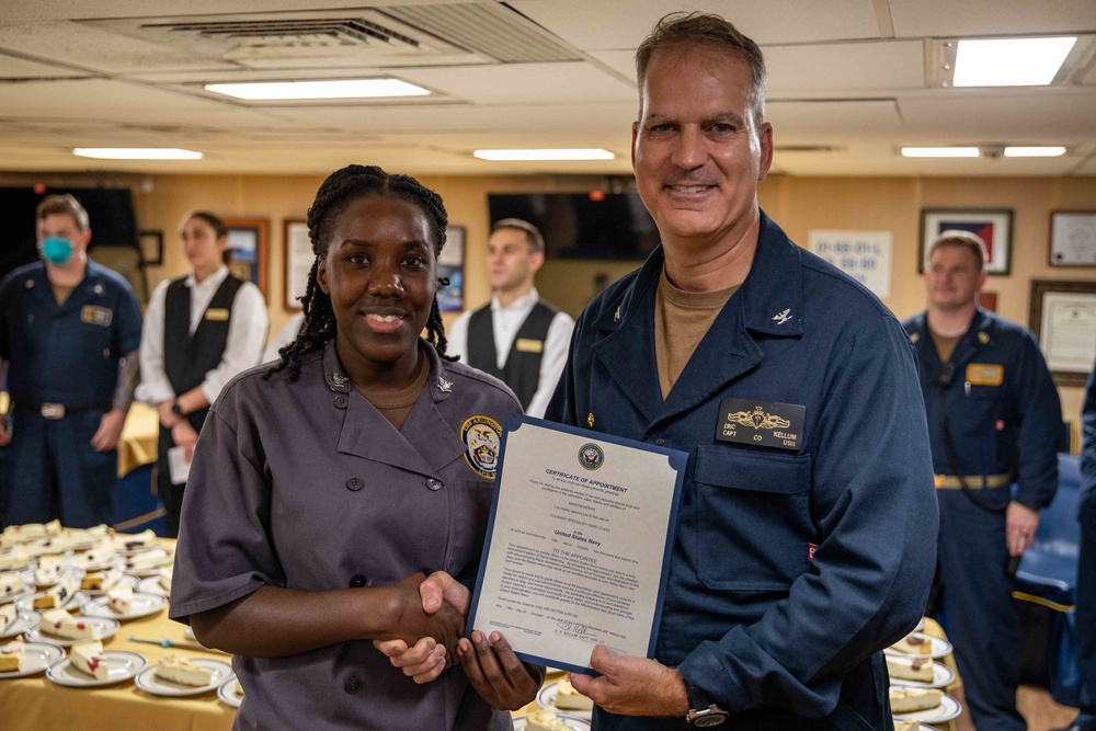 USS Arlington Celebrates U.S. Navy Birthday