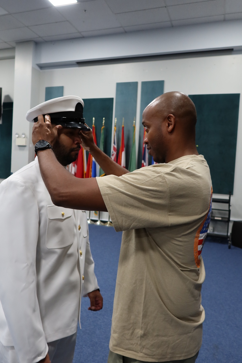 NEX Bahrain assists newly selected Chief Petty Officers with their new uniforms