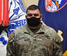 An Army Satellite Soldier promotes into the United States Space Force