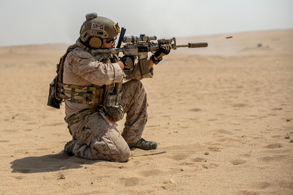 11th MEU ADRD employs Claymores during range in Kuwait