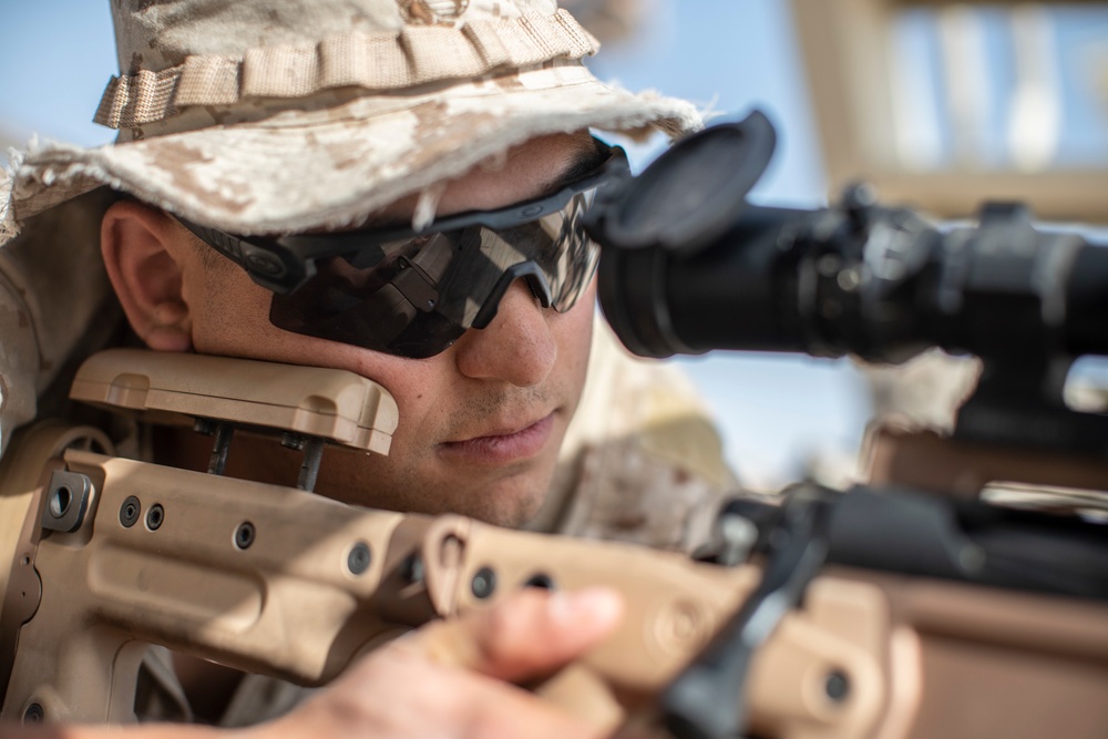 DVIDS - Images - 11th MEU ADRD conducts live-fire sniper range in ...