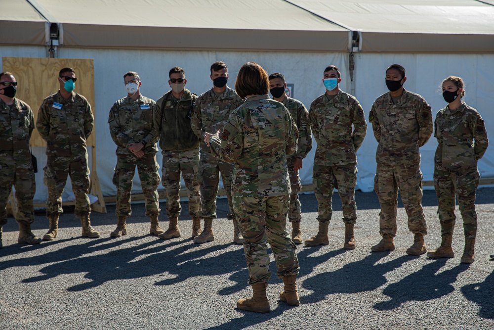 Chief Master Sergeant of the Air Force JoAnne S. Bass visits Task Force Holloman, 49th Wing