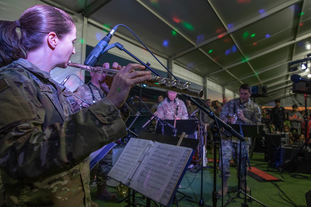 DVIDS Images Academy Winds musical ensemble entertains at Aman Omid