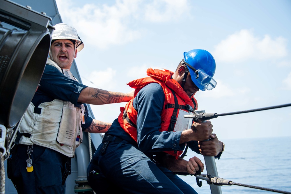 USS Portland Replenishment-at-sea