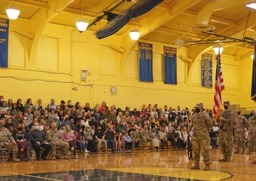 228th Engineer Company hold deployment departure ceremony