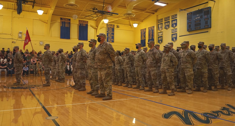 228th Engineer Company hold deployment departure ceremony