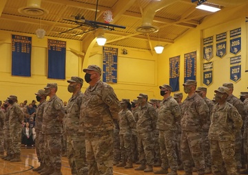 228th Engineer Company hold deployment departure ceremony
