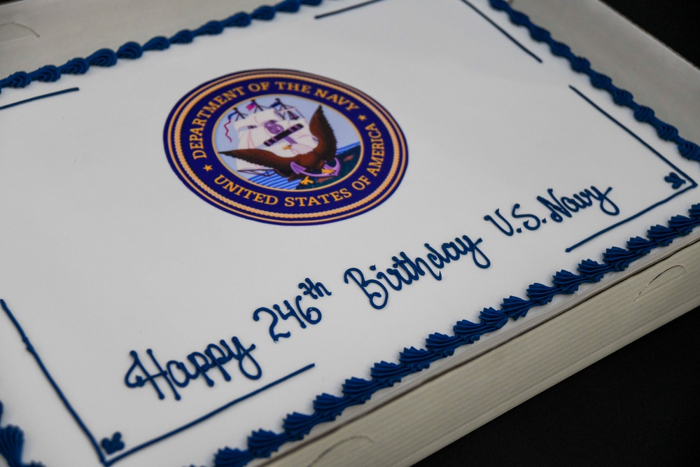 Naval Medical Center Camp Lejeune celebrates the 246th birthday of the U.S. Navy
