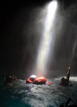 ‘So Others May Live’: Rescue Swimmer Training Simulates Nighttime Conditions