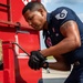 Thunderbirds unload cargo after arriving in Binghamton