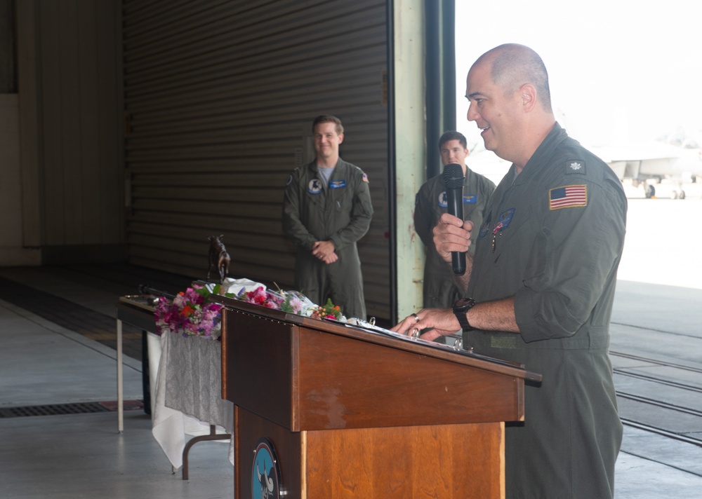 VFA-37 Conducts Change of Command