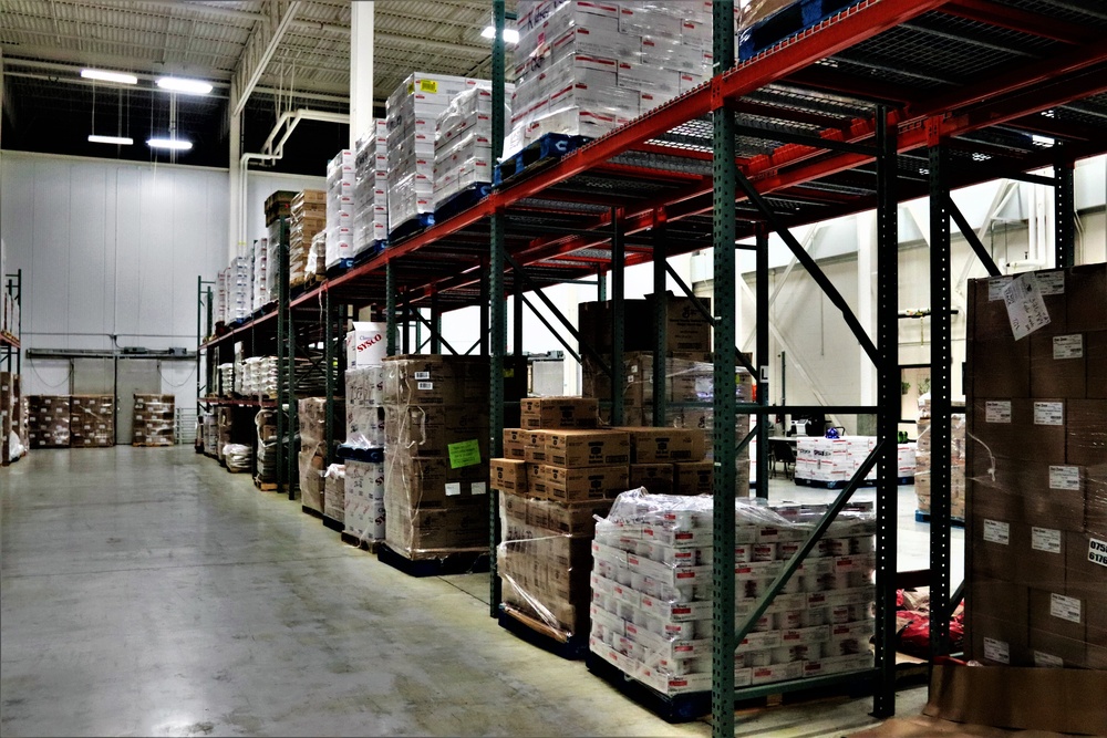 Fort McCoy Logistics Readiness Center food service warehouse operations continue at steady pace
