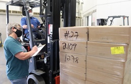 Fort McCoy Logistics Readiness Center food service warehouse operations continue at steady pace