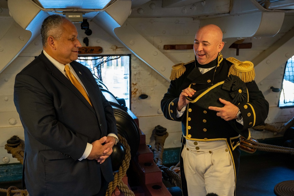 SECNAV Del Toro Visits USS Constitution
