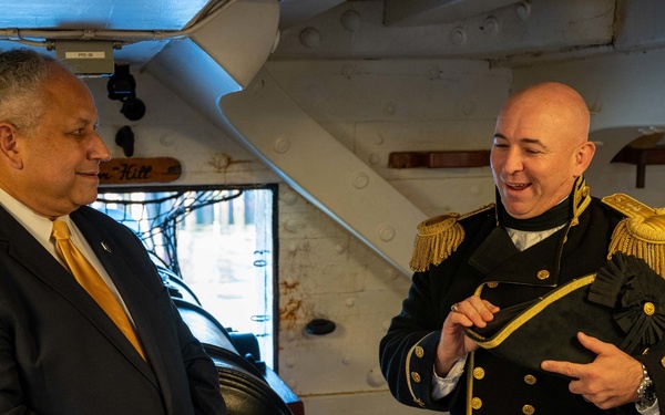 SECNAV Del Toro Visits USS Constitution