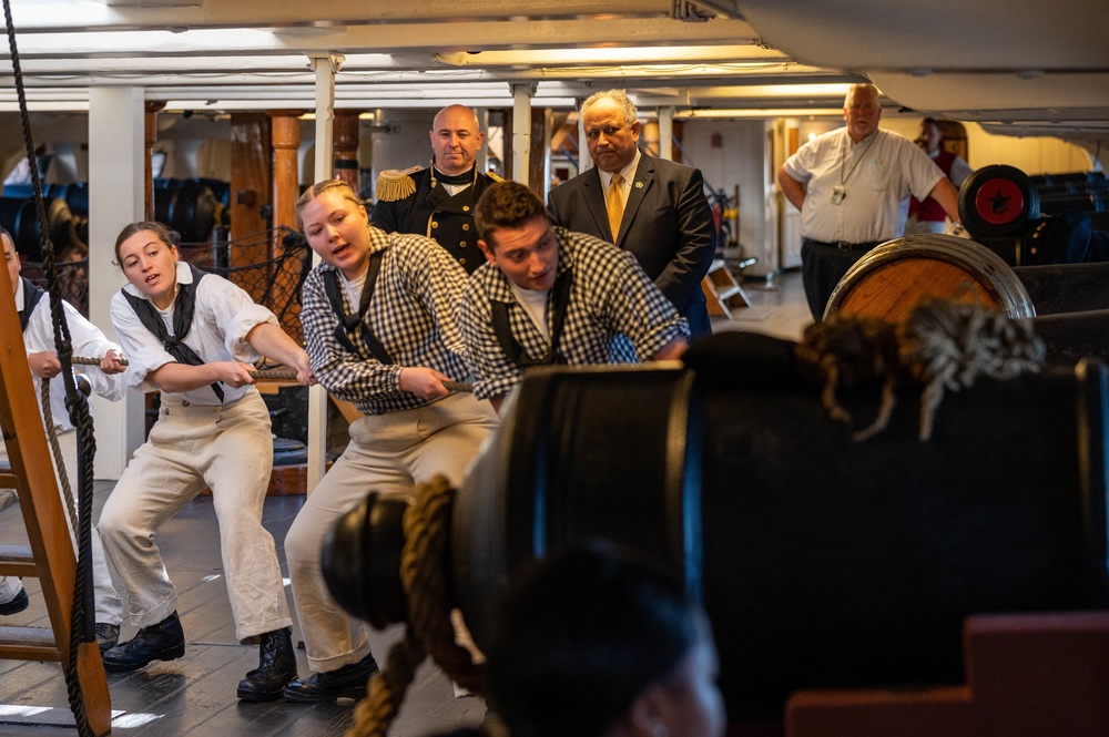 SECNAV Del Toro Visits USS Constitution