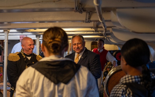 SECNAV Del Toro Visits USS Constitution