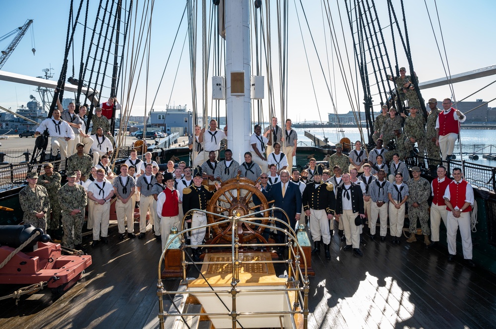 SECNAV Del Toro Visits USS Constitution