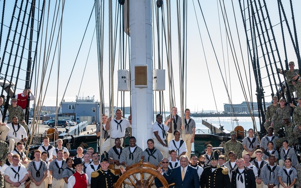 SECNAV Del Toro Visits USS Constitution