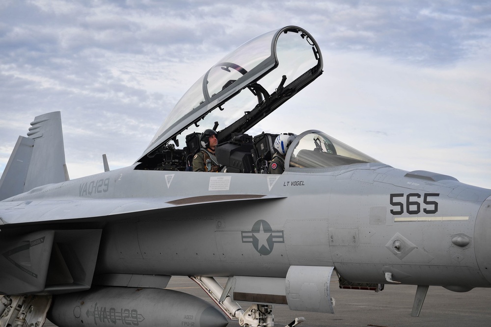 VAQ-144 Conducts First Flight