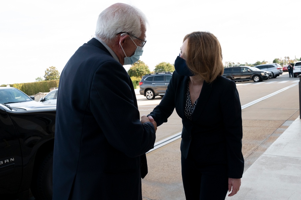 Deputy Secretary of Defense Hicks Meets with HRVP Borrell