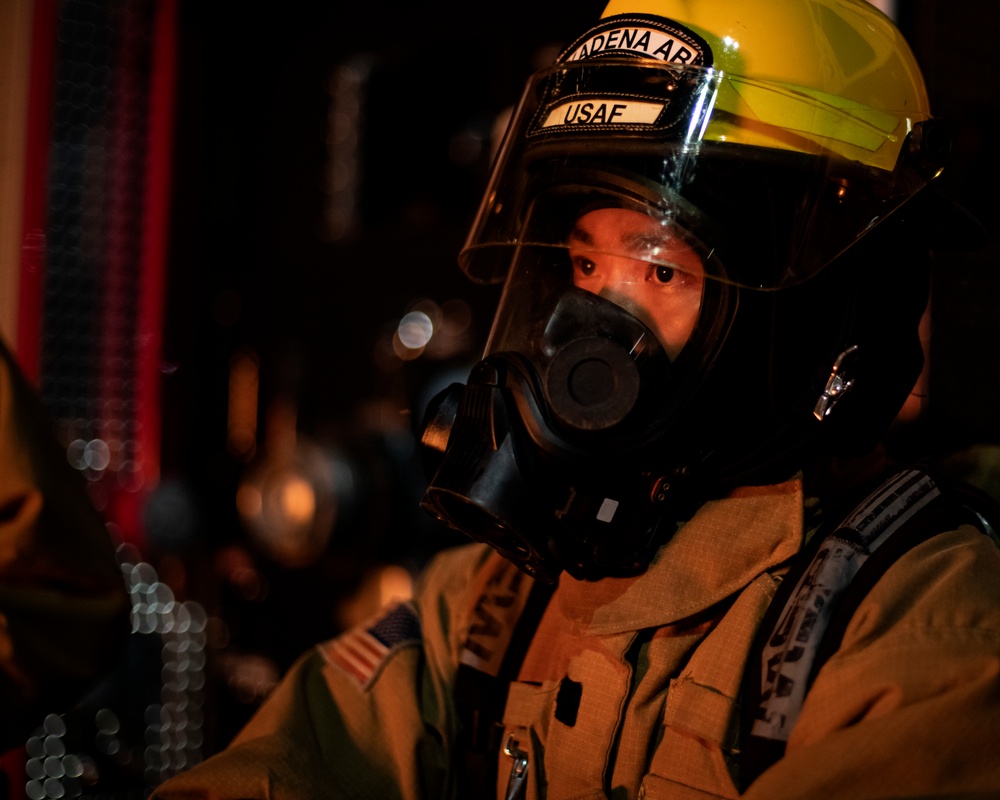 18th CES Fire Prevention Week demonstration