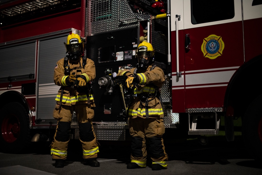 18th CES Fire Prevention Week demonstration