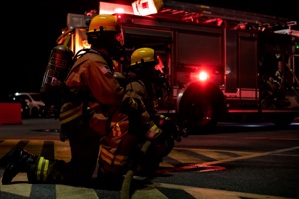 18th CES Fire Prevention Week demonstration