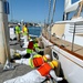 Clean Up Crews Decontaminate Oiled Vessels