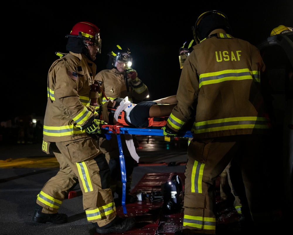 18th CES Fire Prevention Week demonstration