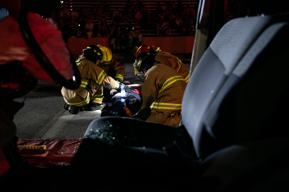 18th CES Fire Prevention Week demonstration