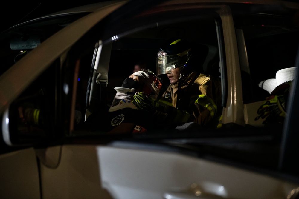 18th CES Fire Prevention Week demonstration
