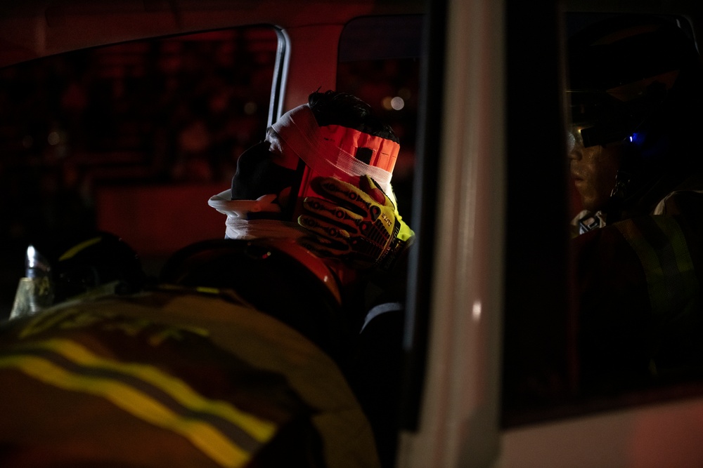 18th CES Fire Prevention Week demonstration